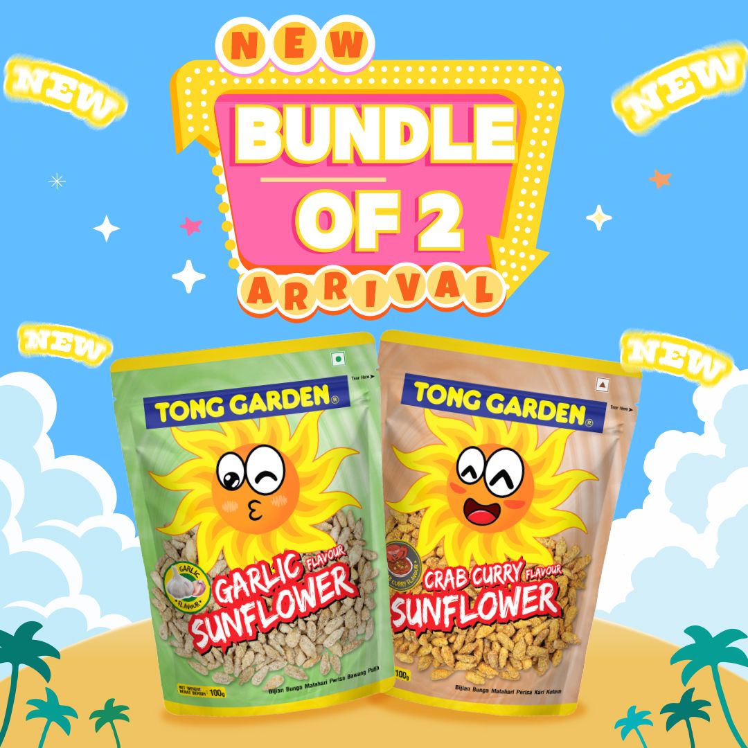 Tong Garden Crab Curry /Garlic Flavour Sunflower 100g (bundle of 2)