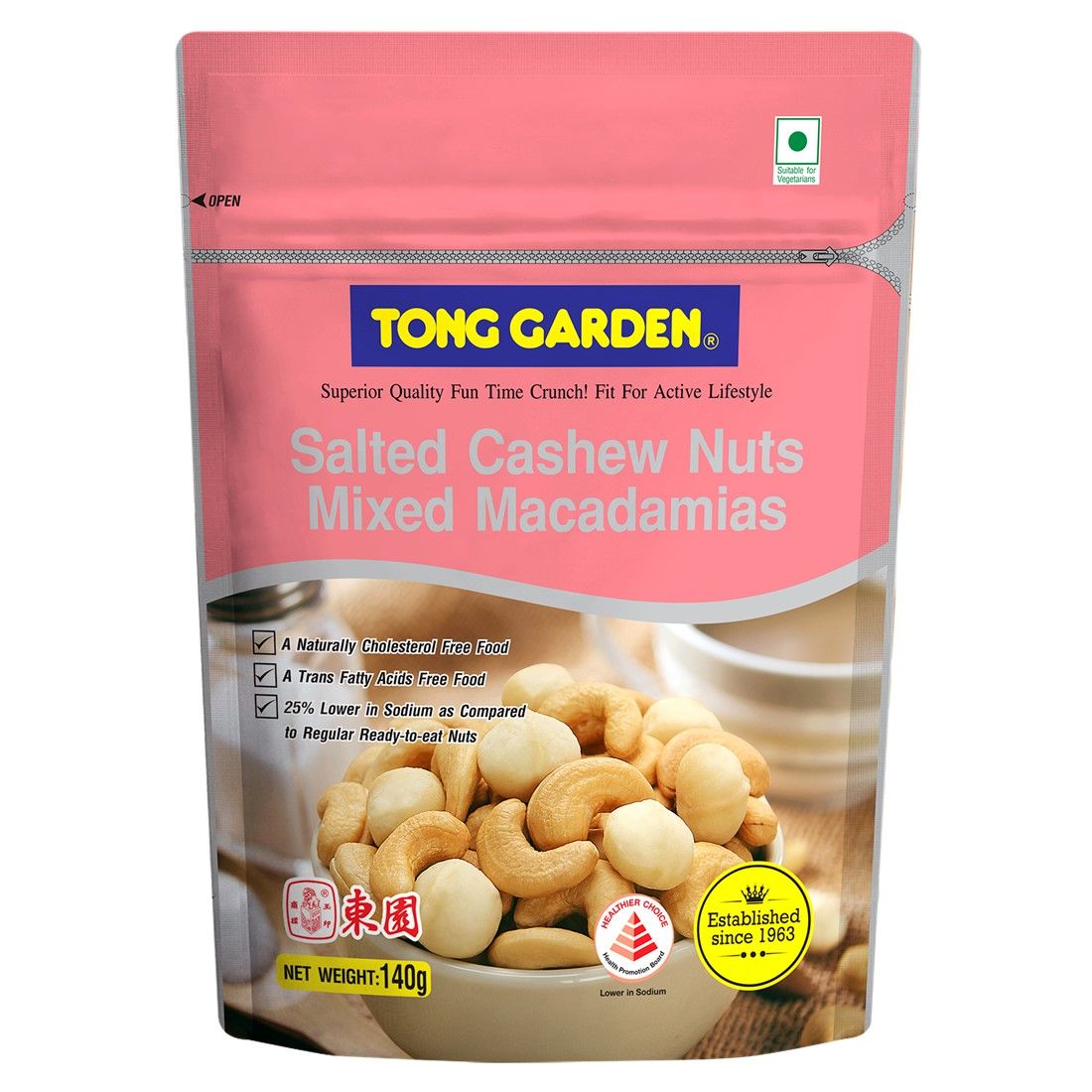 Salted Cashew Nuts Mixed Macadamias 140g 