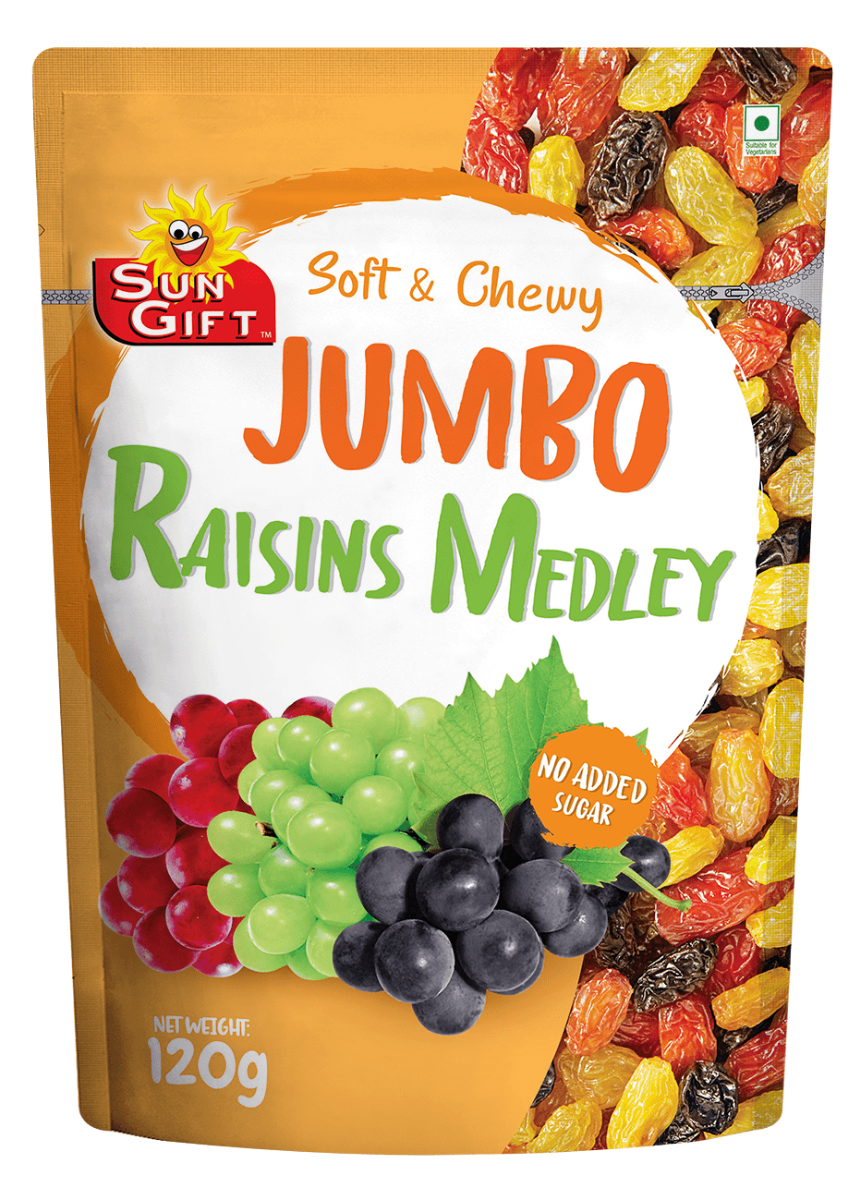 Sungift Jumbo Medley Raisins 120g 